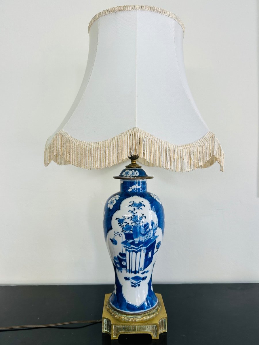 Lampe Porcelaine Chine 