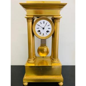 Empire Period Portico Clock