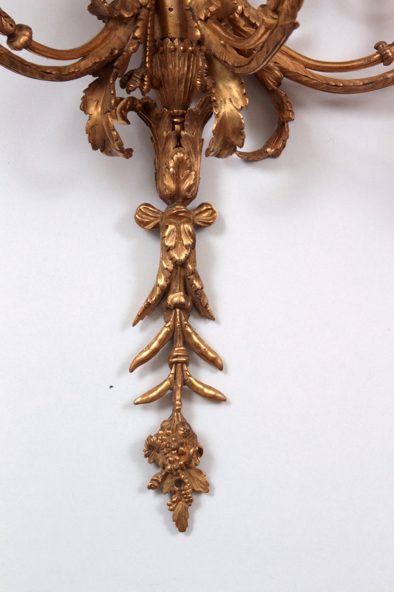 A  Pair Of Louis XVI  Ormolu  Tree  Branch Wall-lights -photo-3