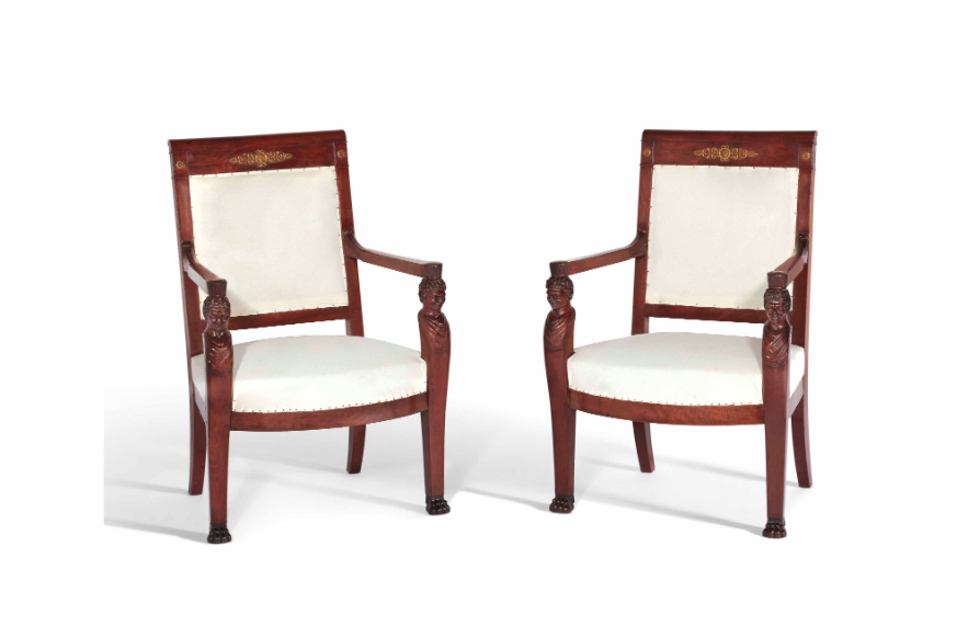 Pair Of Armchairs From The Consulate Period