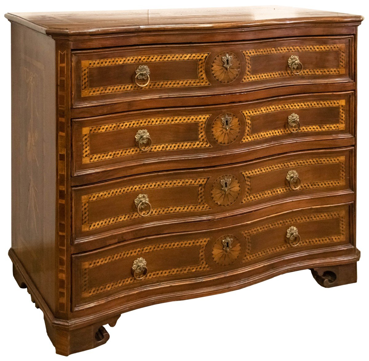 Eighteenth Century, Commode With Four Drawers-photo-2