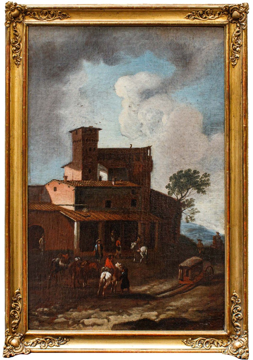 Bambocciante School, 17th Century, Genre Scene