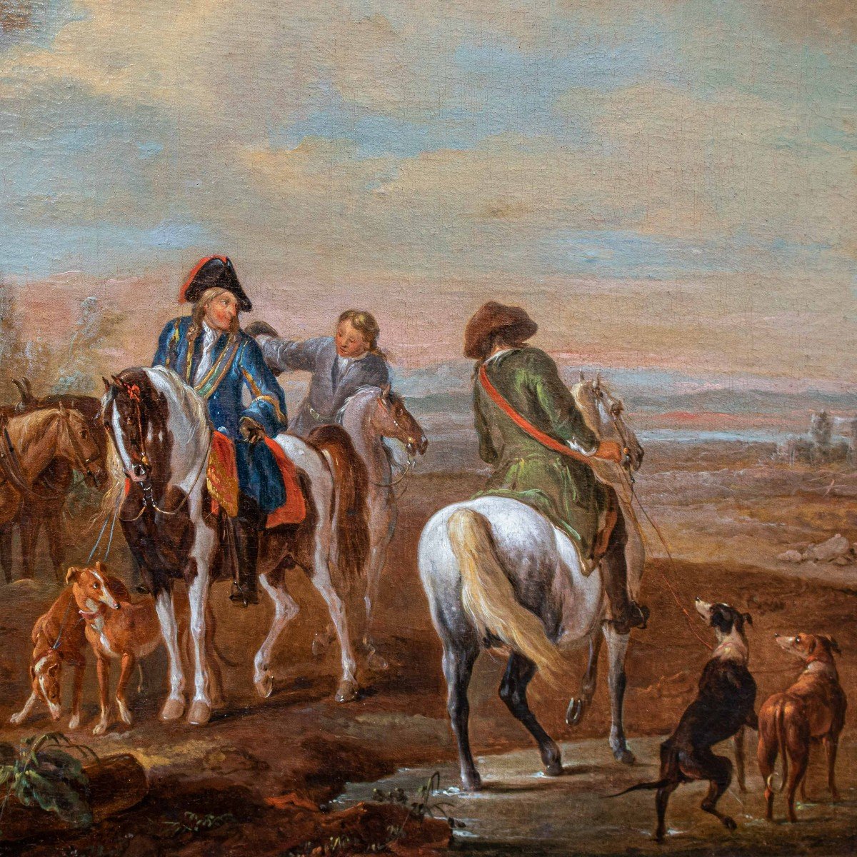 Circle Of Philipp Ferdinand De Hamilton (1664 -  1750)  Hunting Scenes  -photo-6