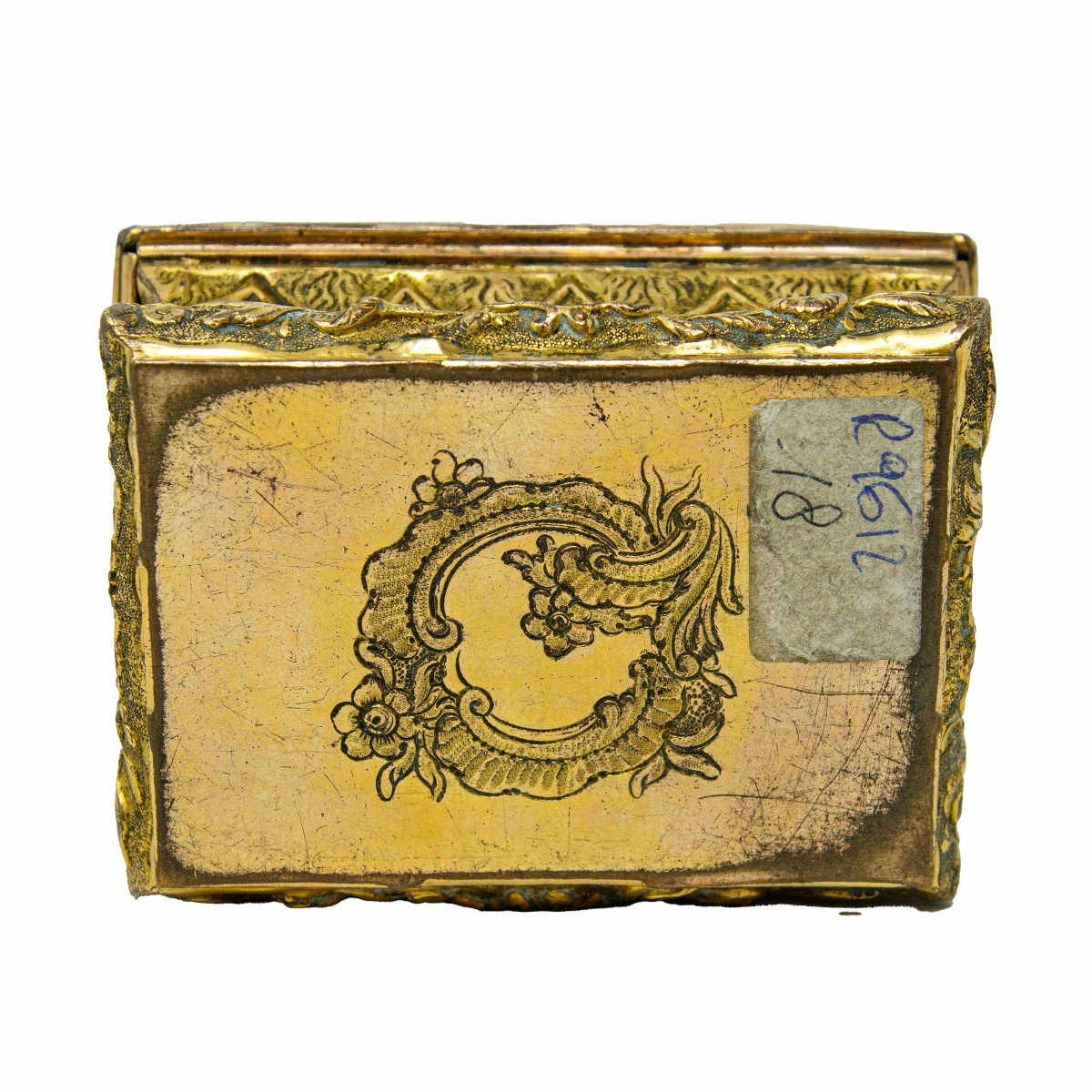 18th Century, Box Depicting Neptune With Enamelled Miniature-photo-4