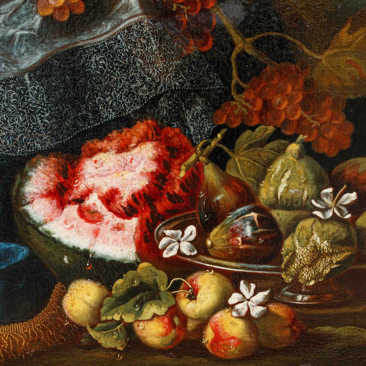 Maximilian Pfeiler (active From 1683 To 1721 Ca)pair Of  Still Life With Fruits-photo-2