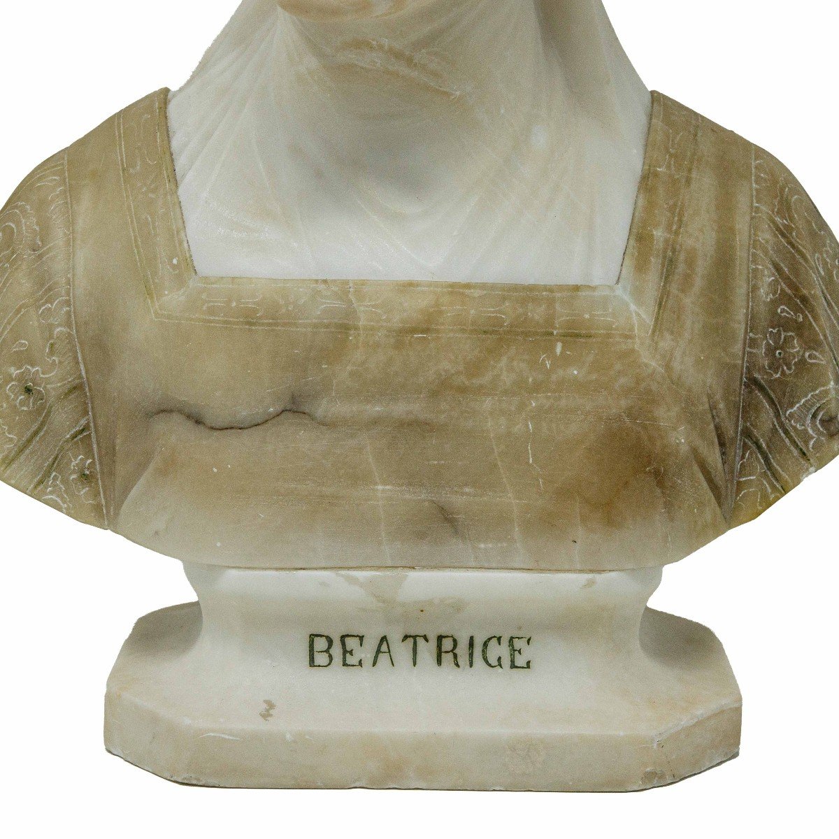 Early Nineteenth Century, Bust Of Beatrice-photo-4