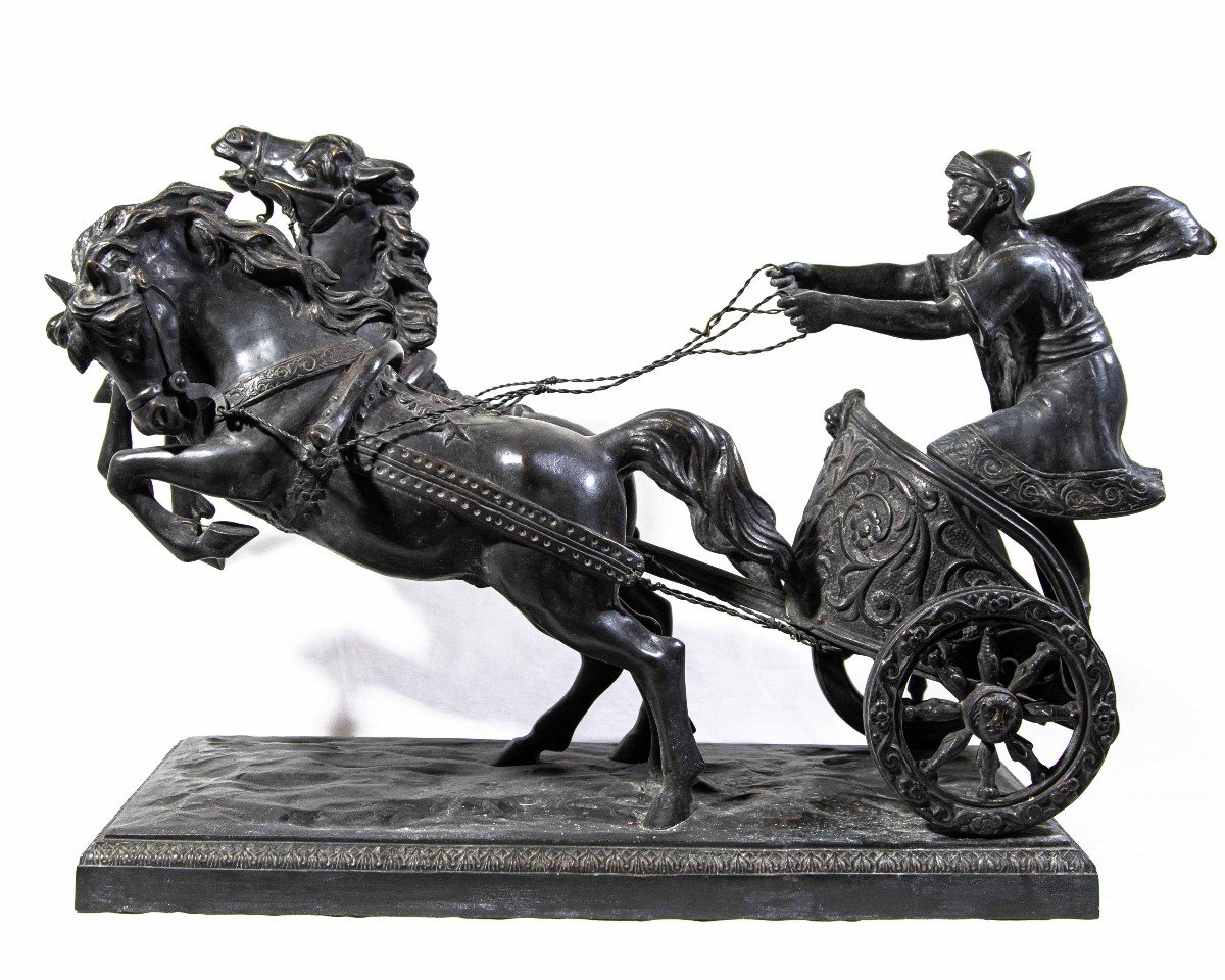 19th Century,chariot With Knight  -photo-4