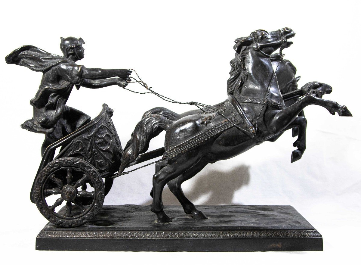 19th Century,chariot With Knight  