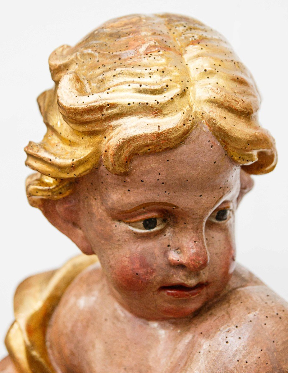 17th Century, Couple Of Putti-photo-3