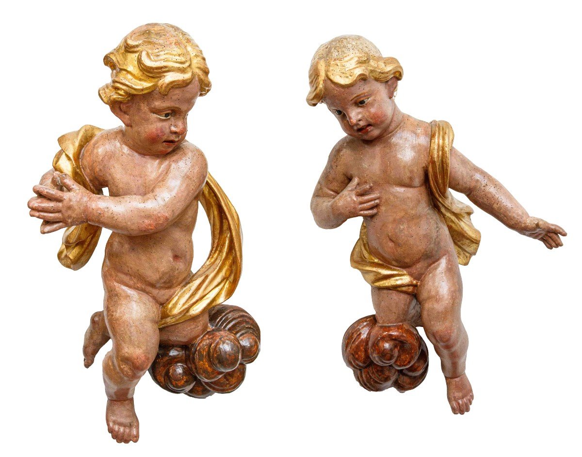 17th Century, Couple Of Putti