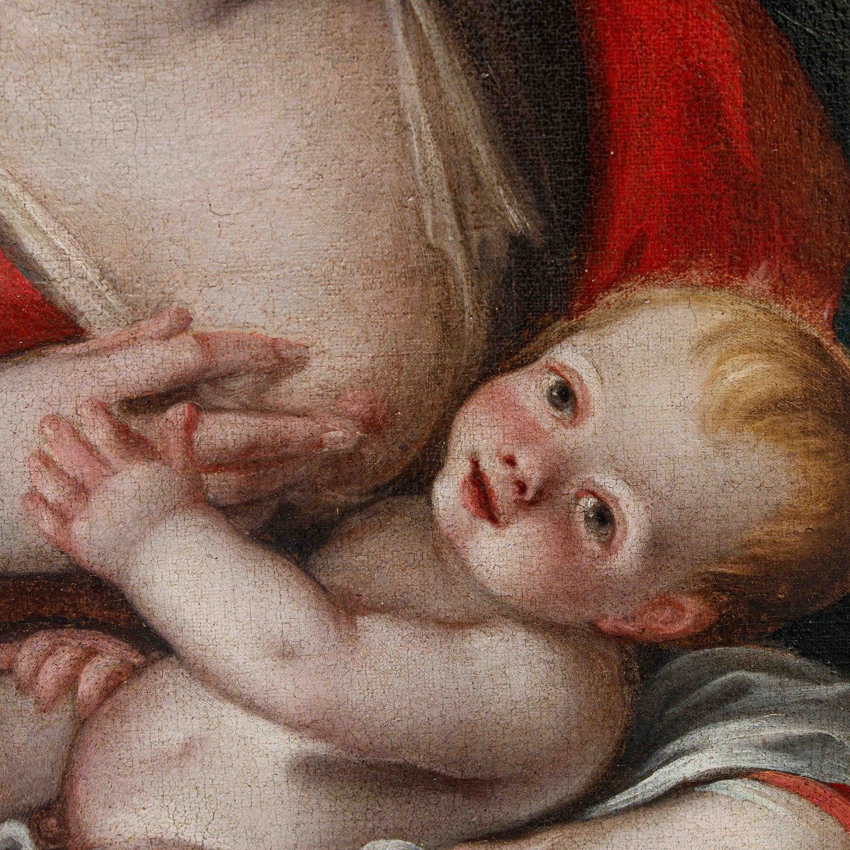 18th Century, Emilian School, Madonna And Child-photo-4