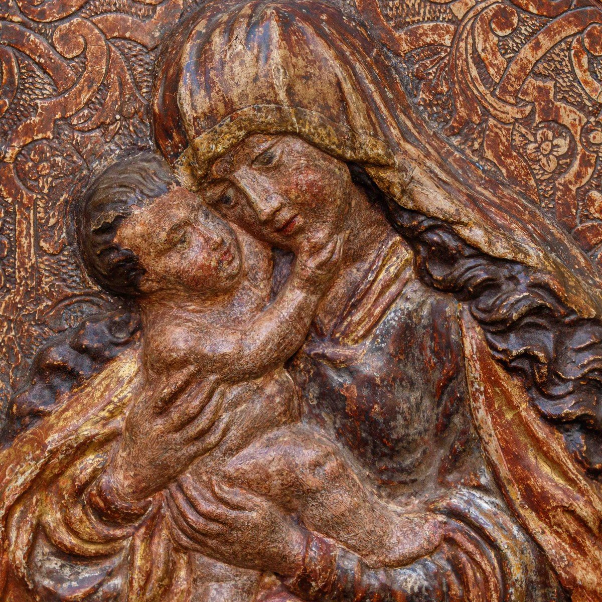 17th Century, Venetian School, Madonna And Child-photo-4