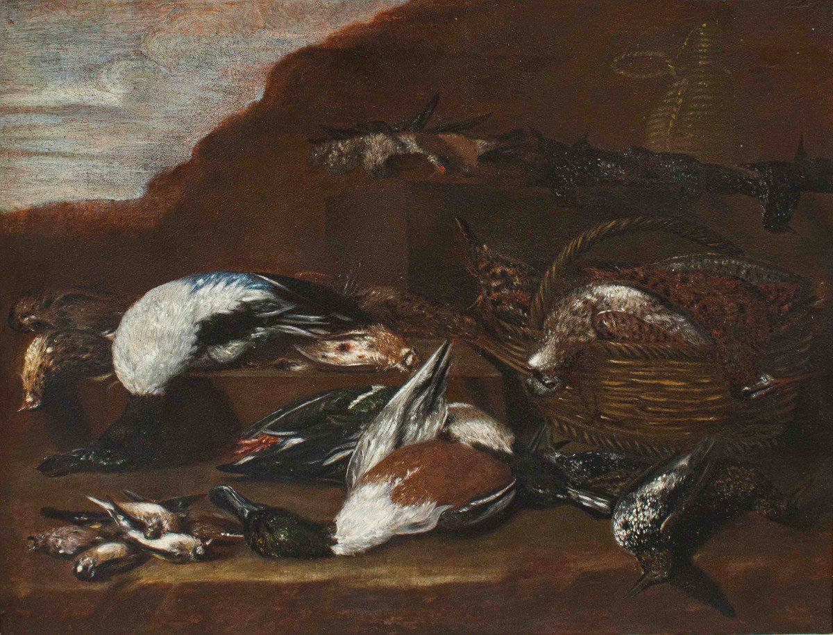 Joannes Hermans Known As Monsù Aurora (1630-1677), Still Life With Game-photo-2