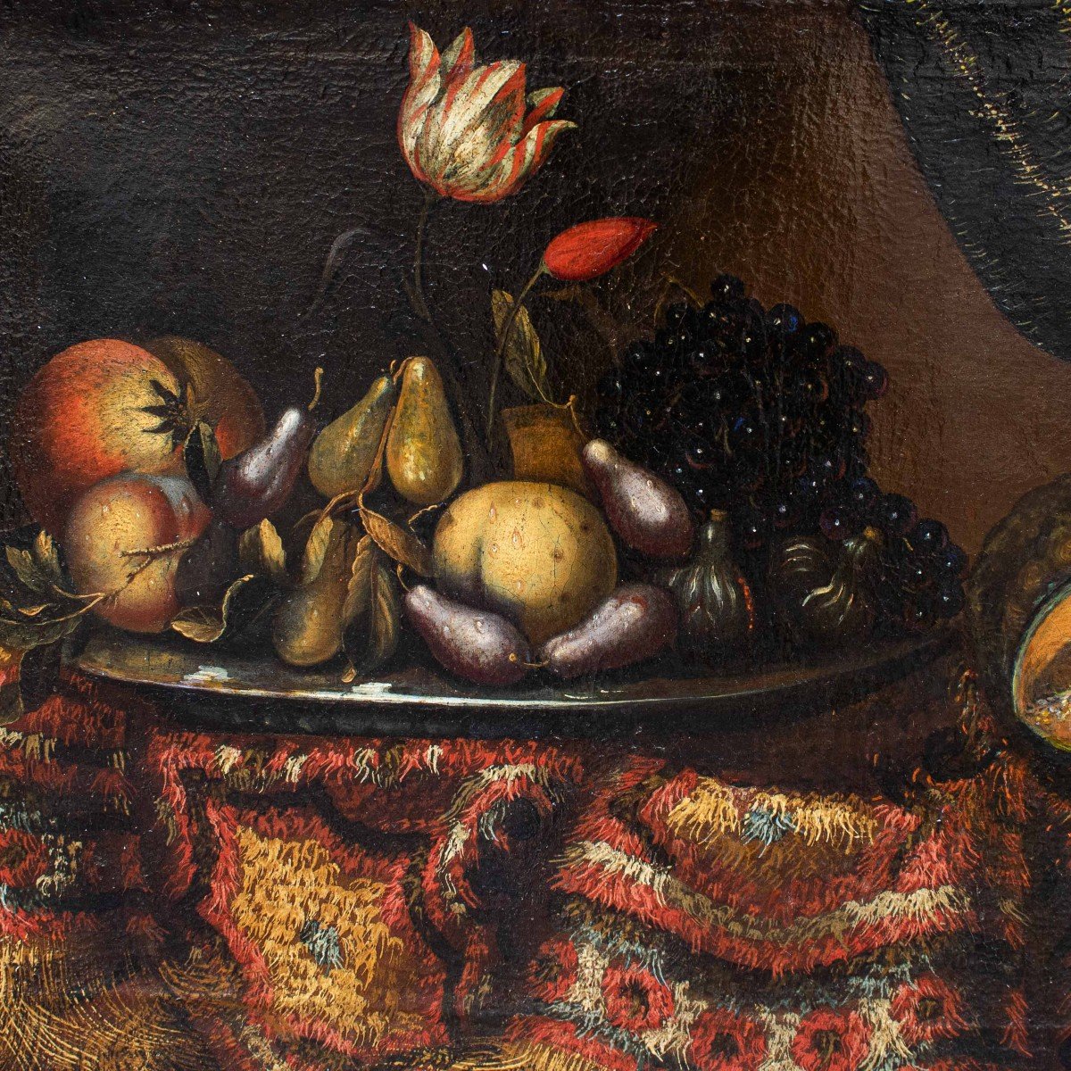 Cercle De Francesco Noletti Dit Le Maltais ( 1611 ça. - 1654), Nature Morte Avec Fleur-photo-7