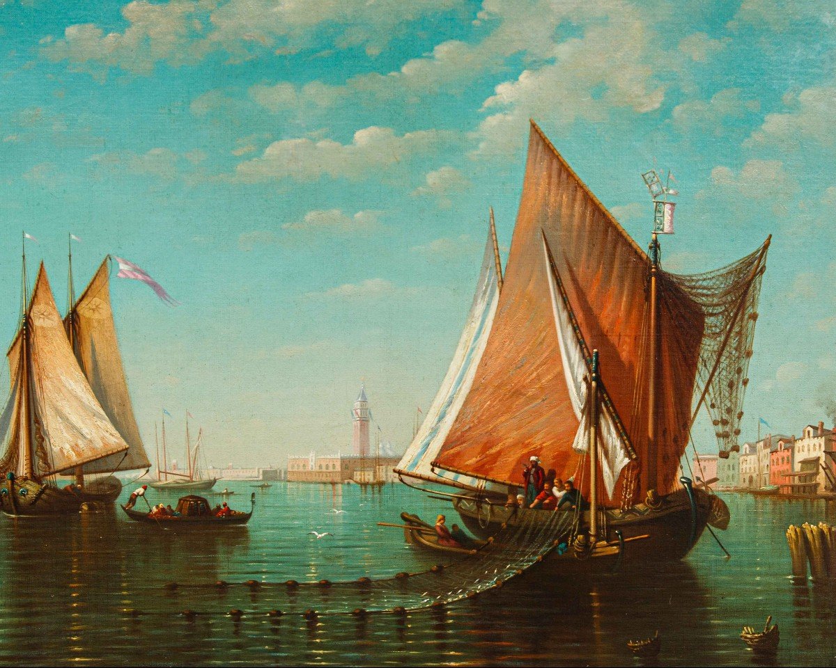 19th Century, View Of The San Marco Basin-photo-3