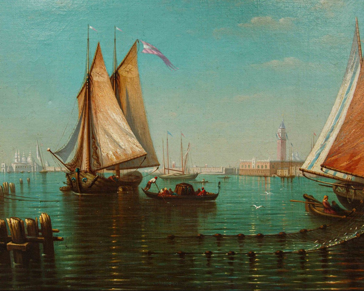 19th Century, View Of The San Marco Basin-photo-7