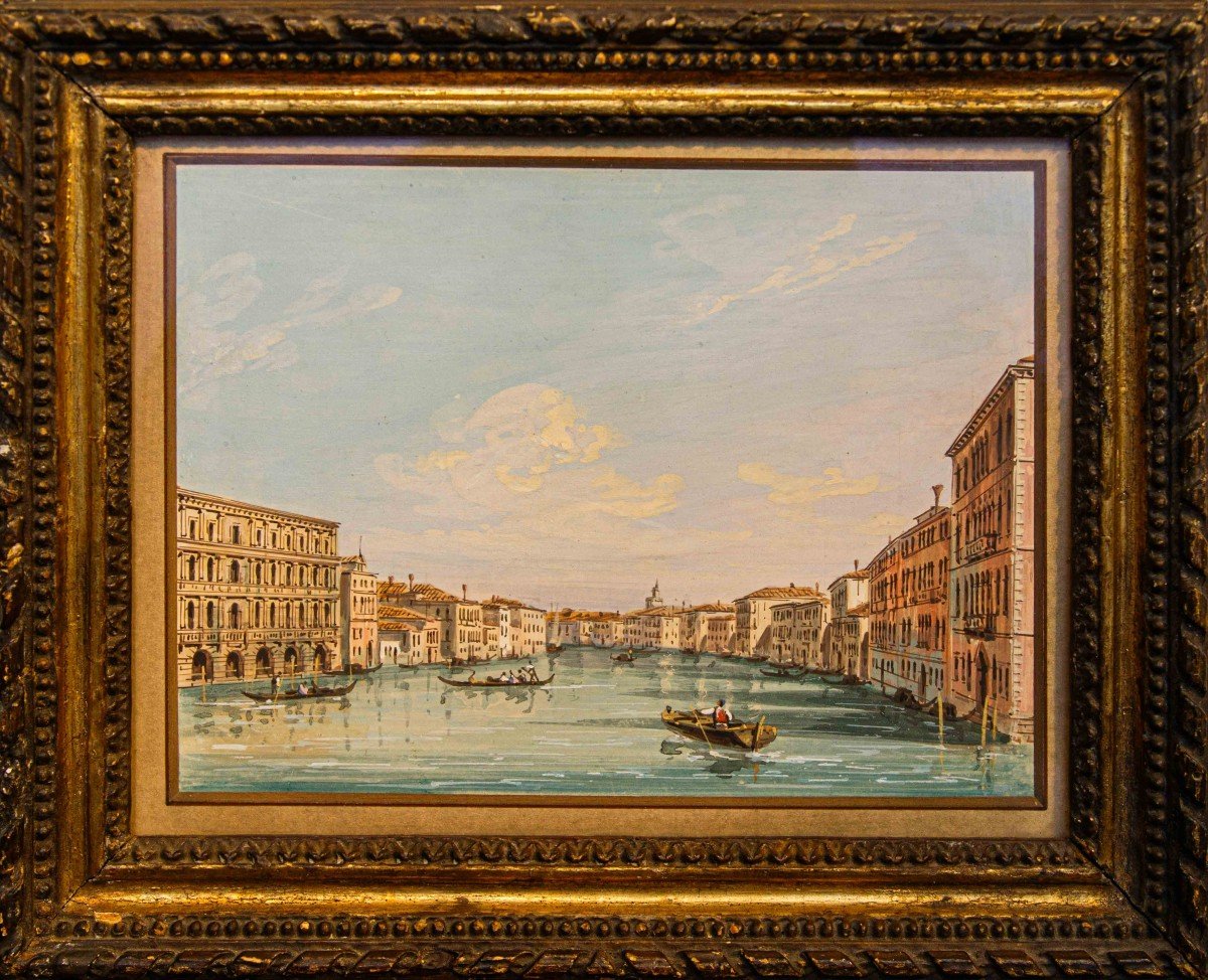 18ème Siècle,  Vue Sur Le Grand Canal 