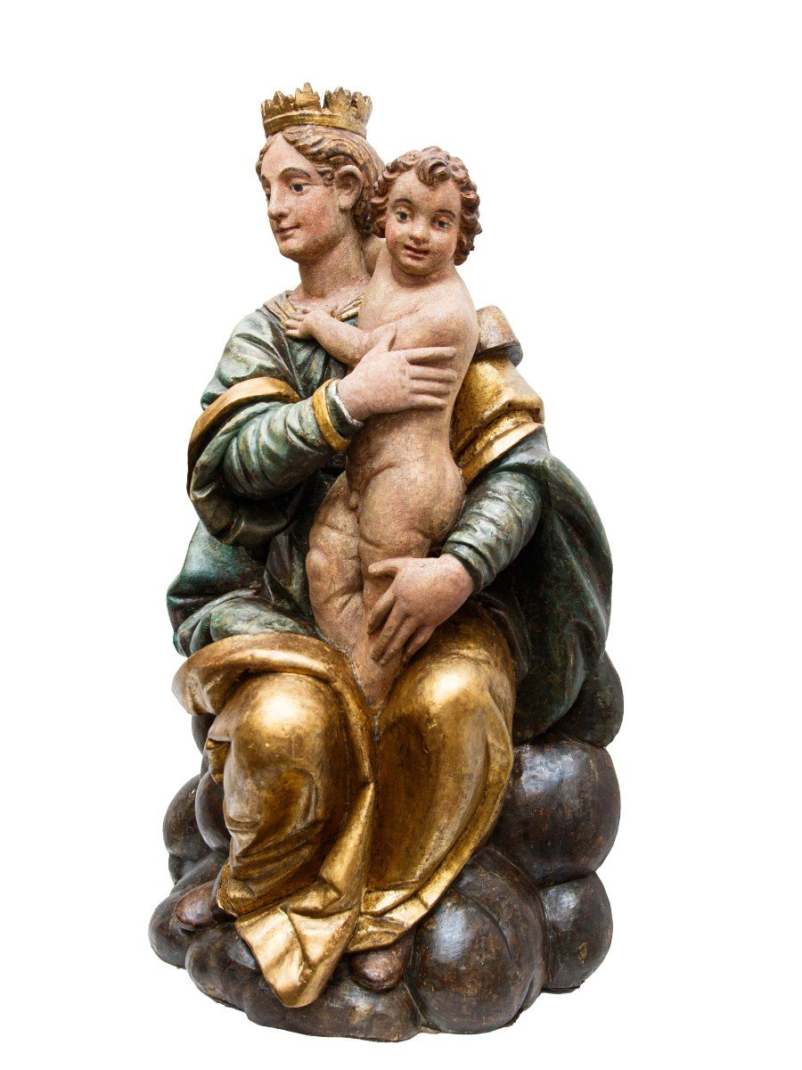 Altoveneta Area, 16th Century, Madonna And Child-photo-1