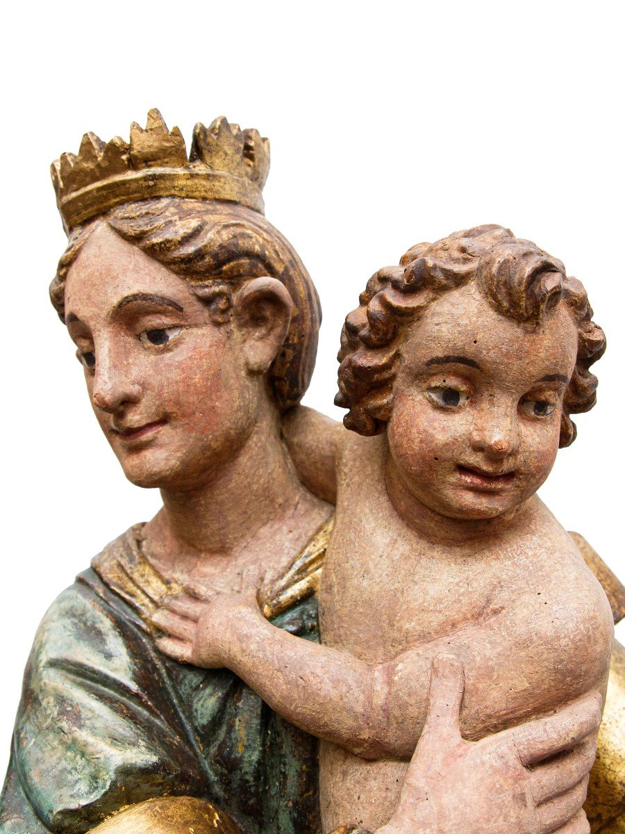 Altoveneta Area, 16th Century, Madonna And Child-photo-3