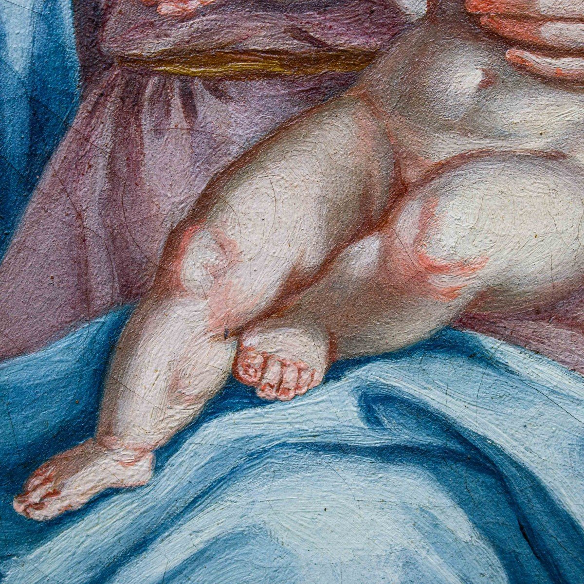 17ème Siècle, Madonna Avec Bambino-photo-1