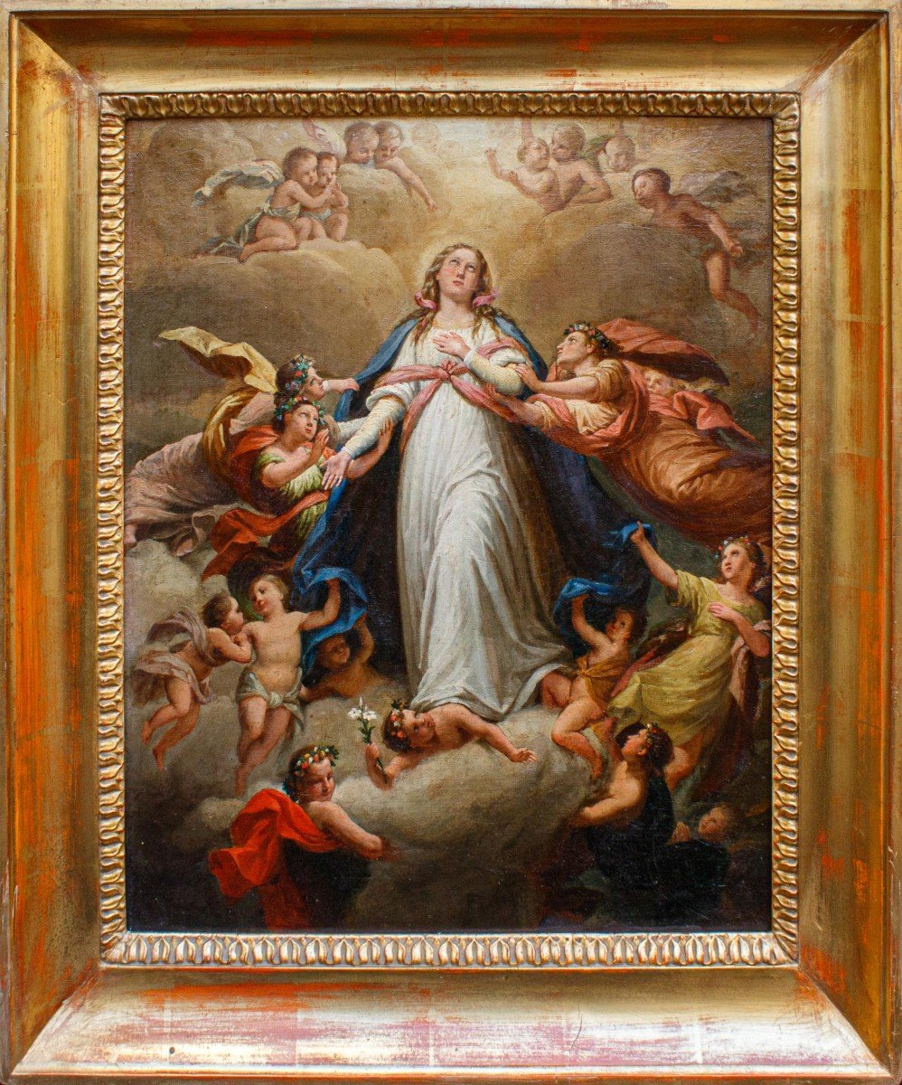 Giuseppe Sogni (rubbiano, 1795- Milan, 1874), Assomption De La Vierge