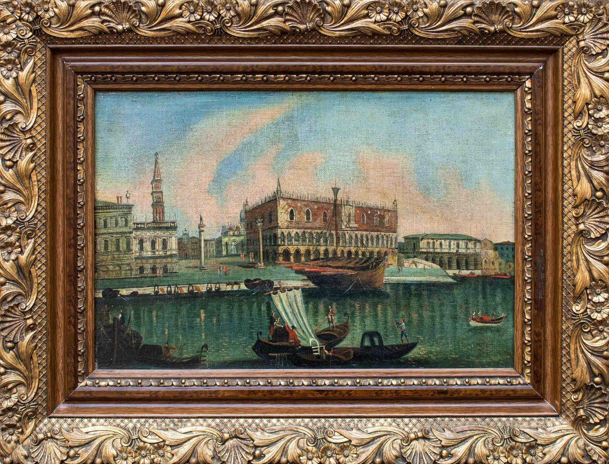 19ème Siècle, Vue Du Palais Des Doges à Venise