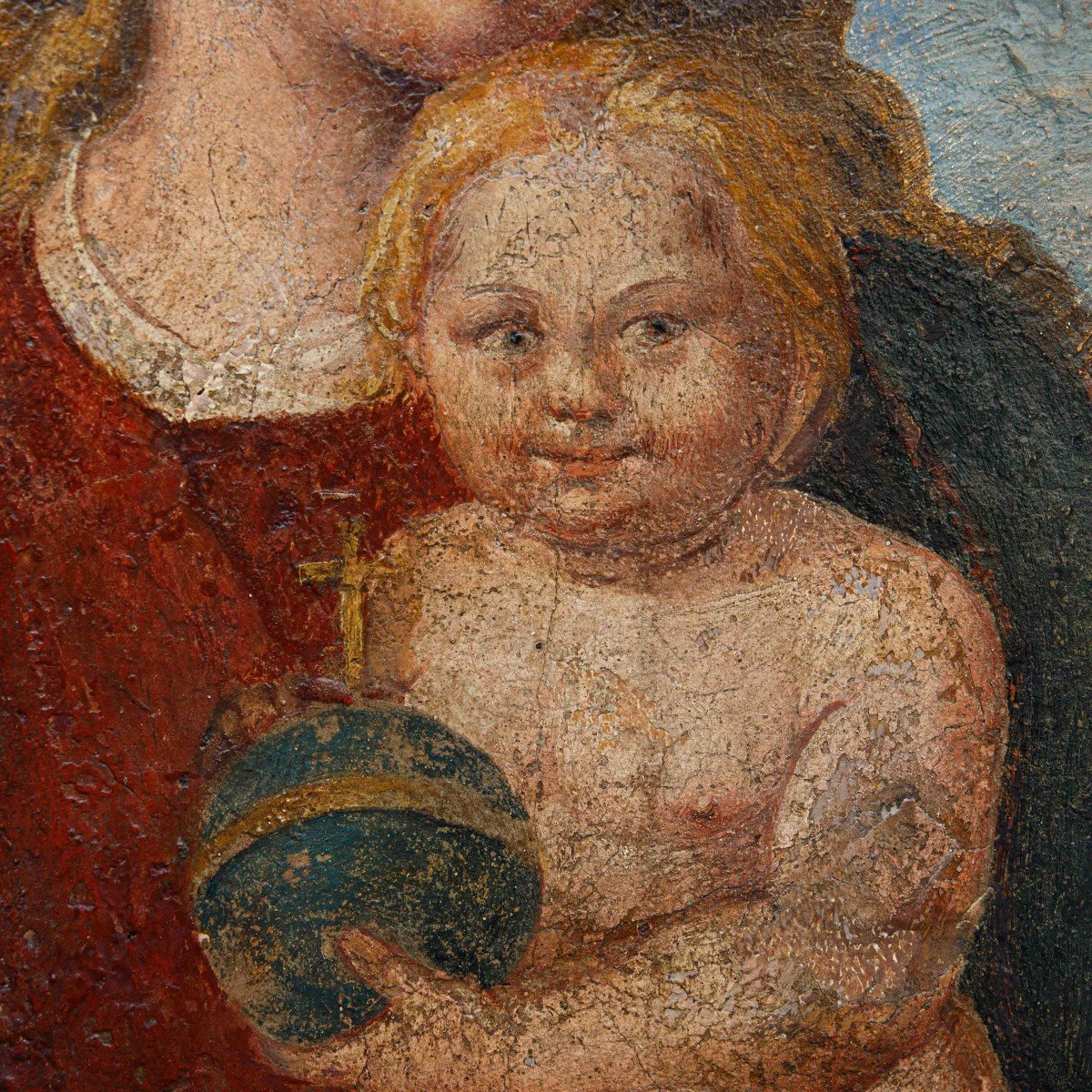 Bottega Di Francesco Granacci (1469 - 1543),  Madonna And Child-photo-2