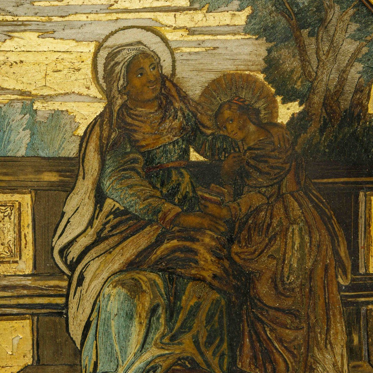 18ème Siècle, éducation De La Vierge-photo-2