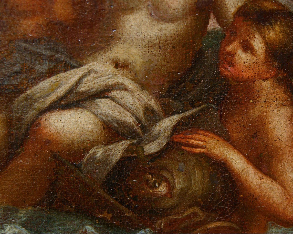 Bolognese School, 17th Century, Polyphemus In Love-photo-3