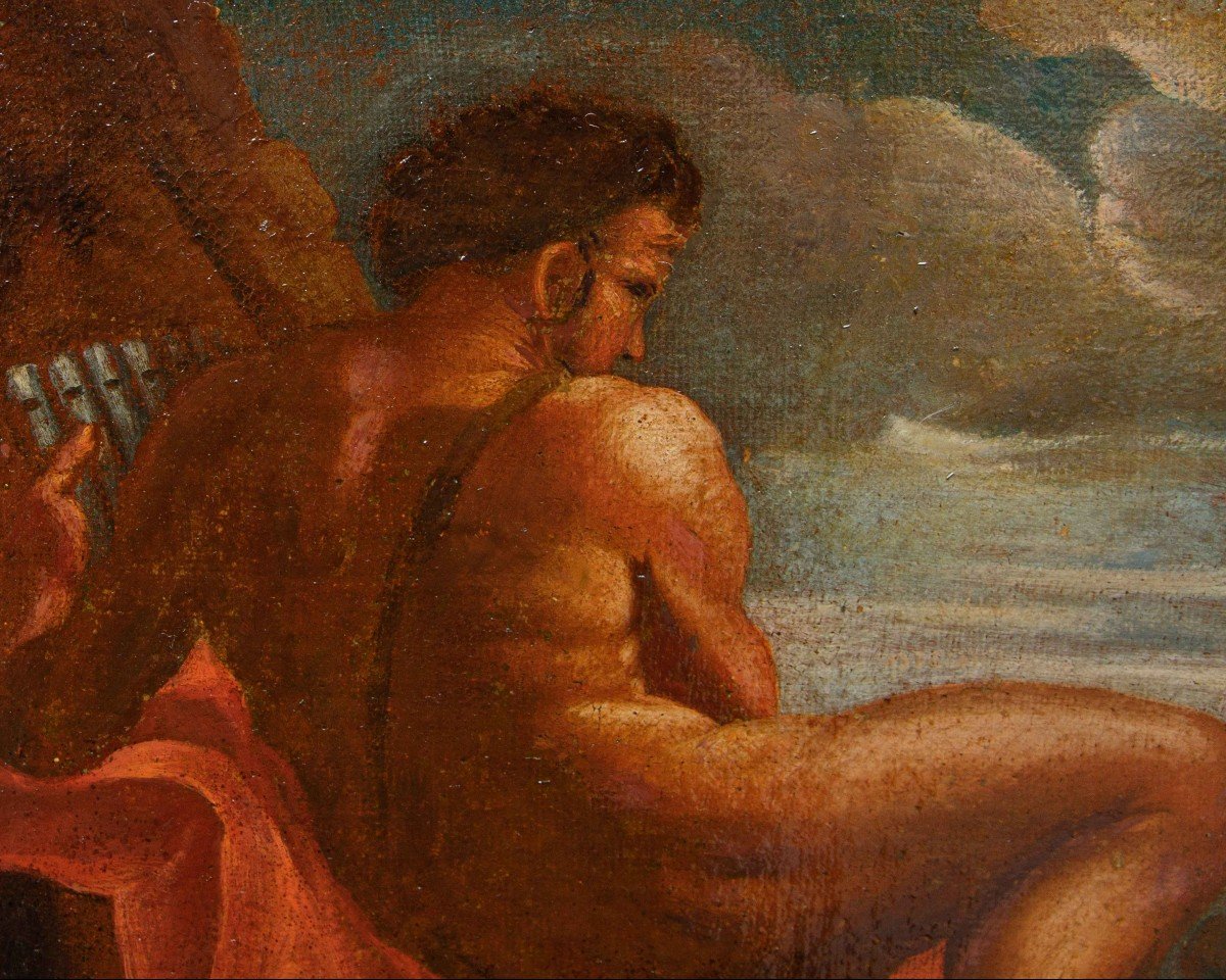 Bolognese School, 17th Century, Polyphemus In Love-photo-4