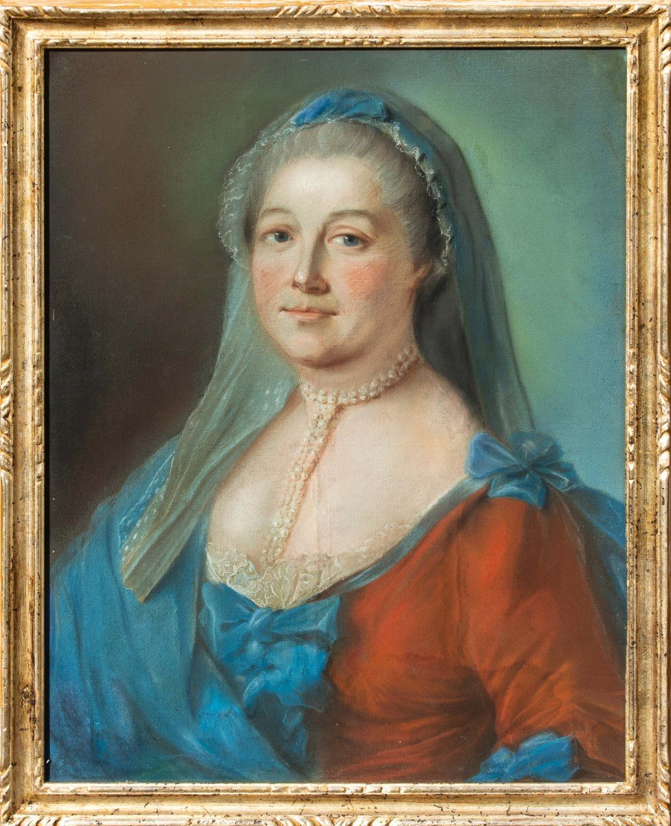 école Française, 18ème Siècle, Portrait De Louis XV De France Et De La Reine Consort -photo-3