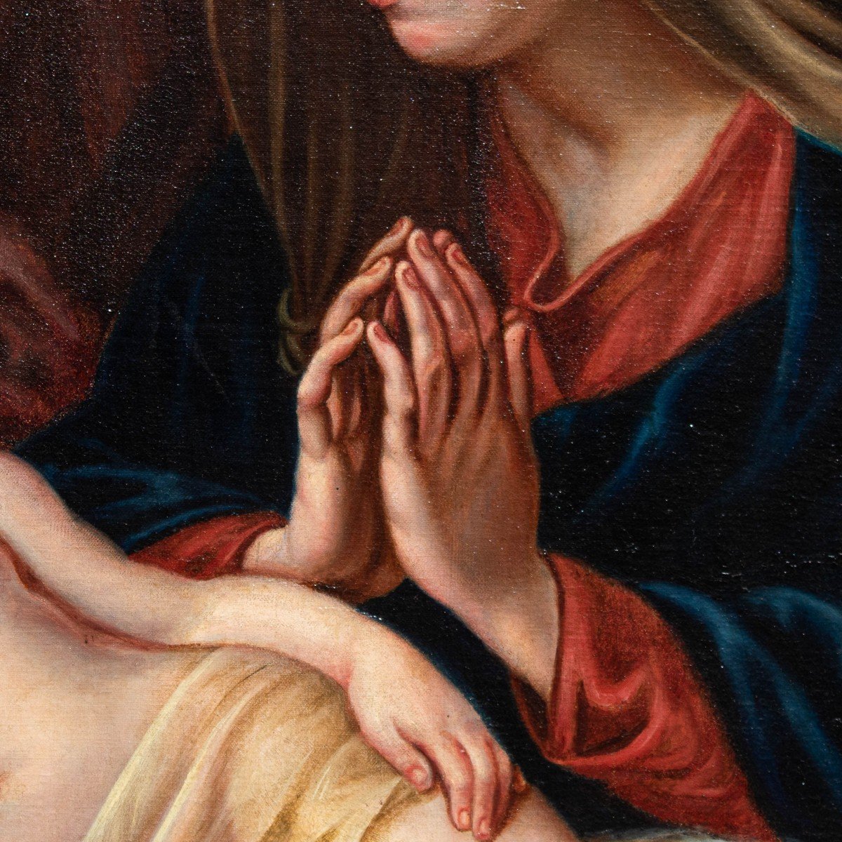 Adèle Pinot (1848), De Guido Reni, Notre-dame En Adoration De L’enfant Endormi-photo-3