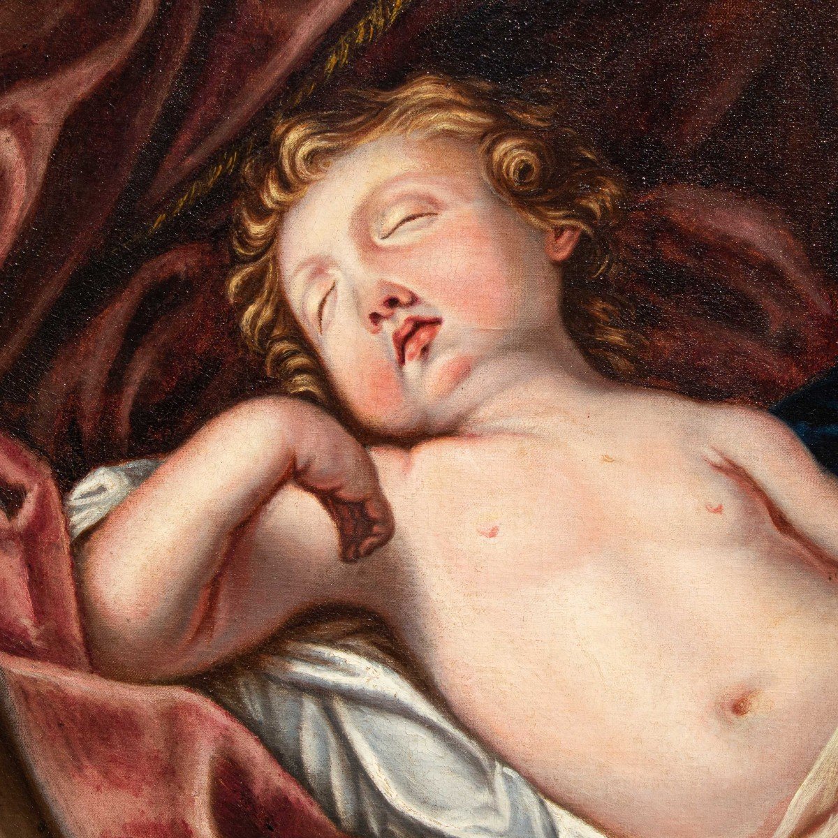 Adèle Pinot (1848), De Guido Reni, Notre-dame En Adoration De L’enfant Endormi-photo-4