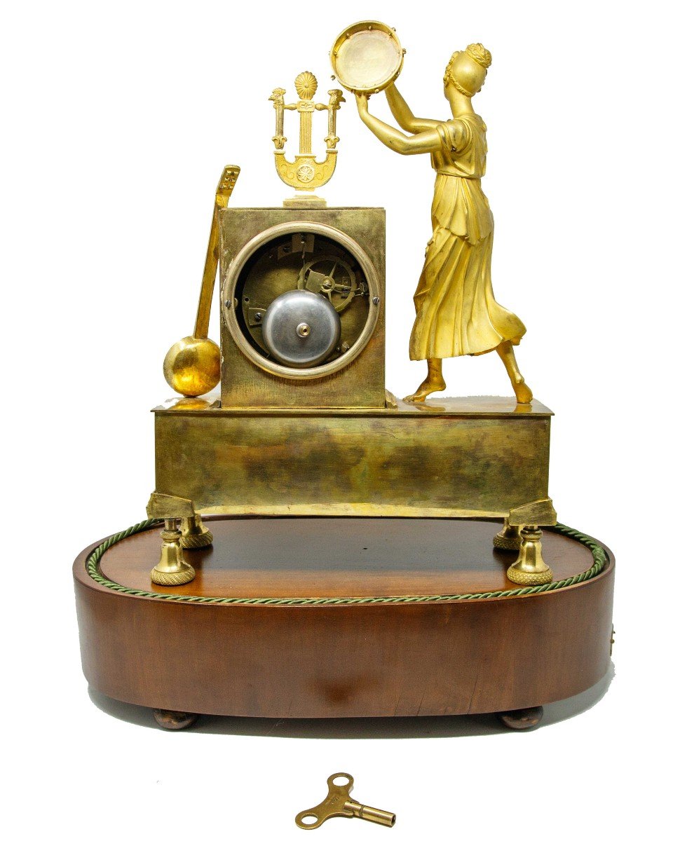 Paris, 19th Century, Clock With Musician-photo-5