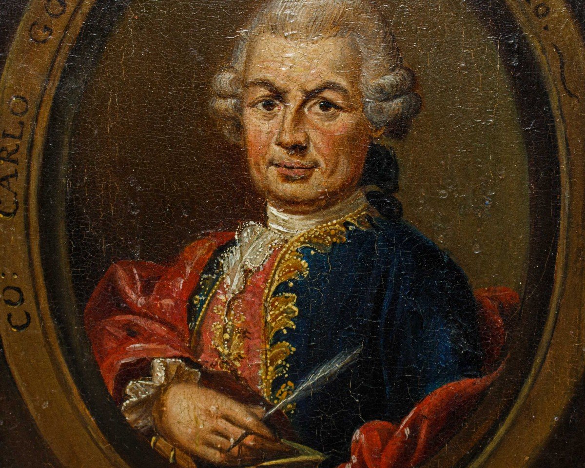 Peter Mequignon (1768-1826), 1794, Portrait Of Carlo Gozzi-photo-2