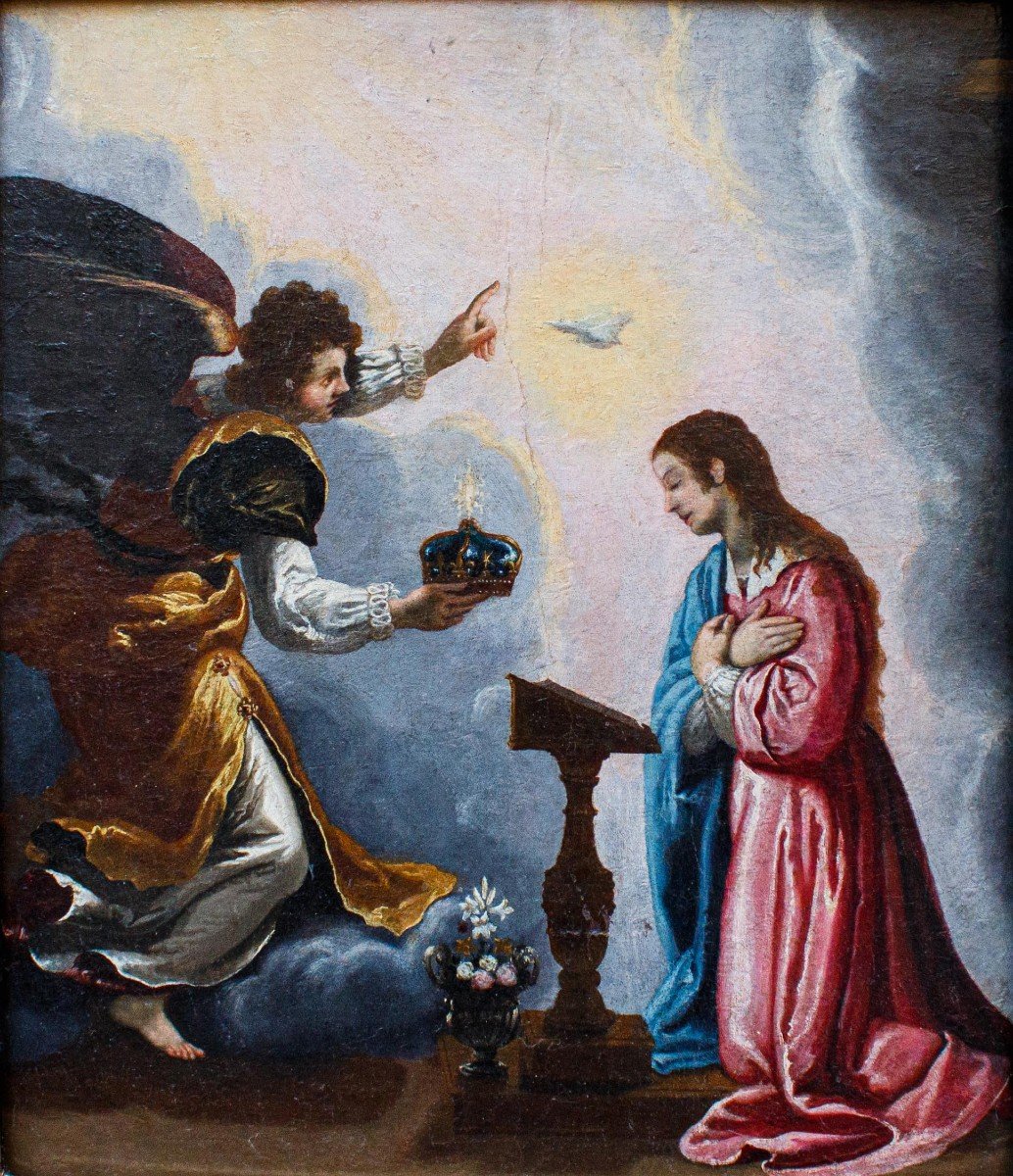 17th Century, Spanish School, Annunciation-photo-2