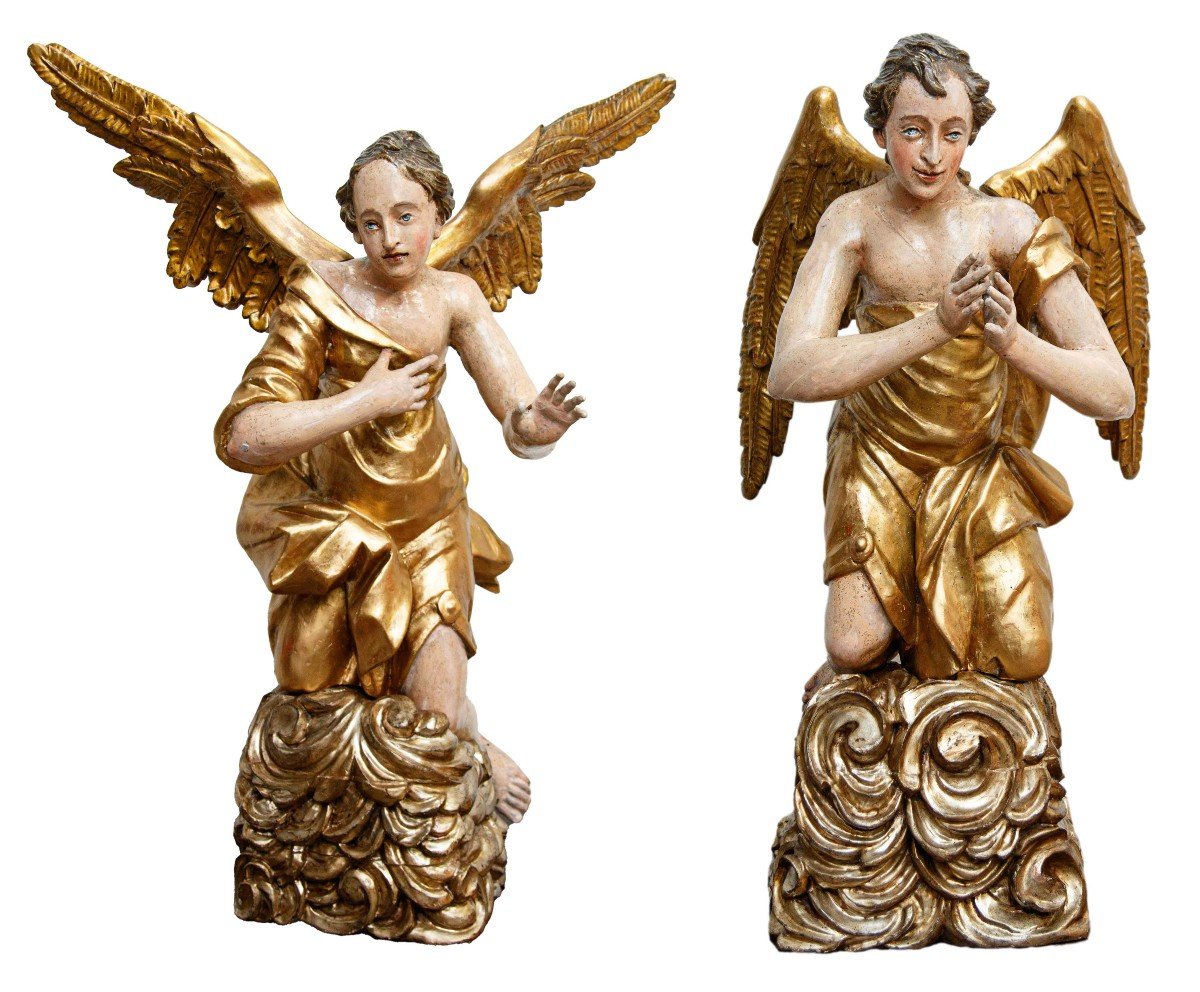 Lombard School, Mid 18th Century,  Couple Of Angels