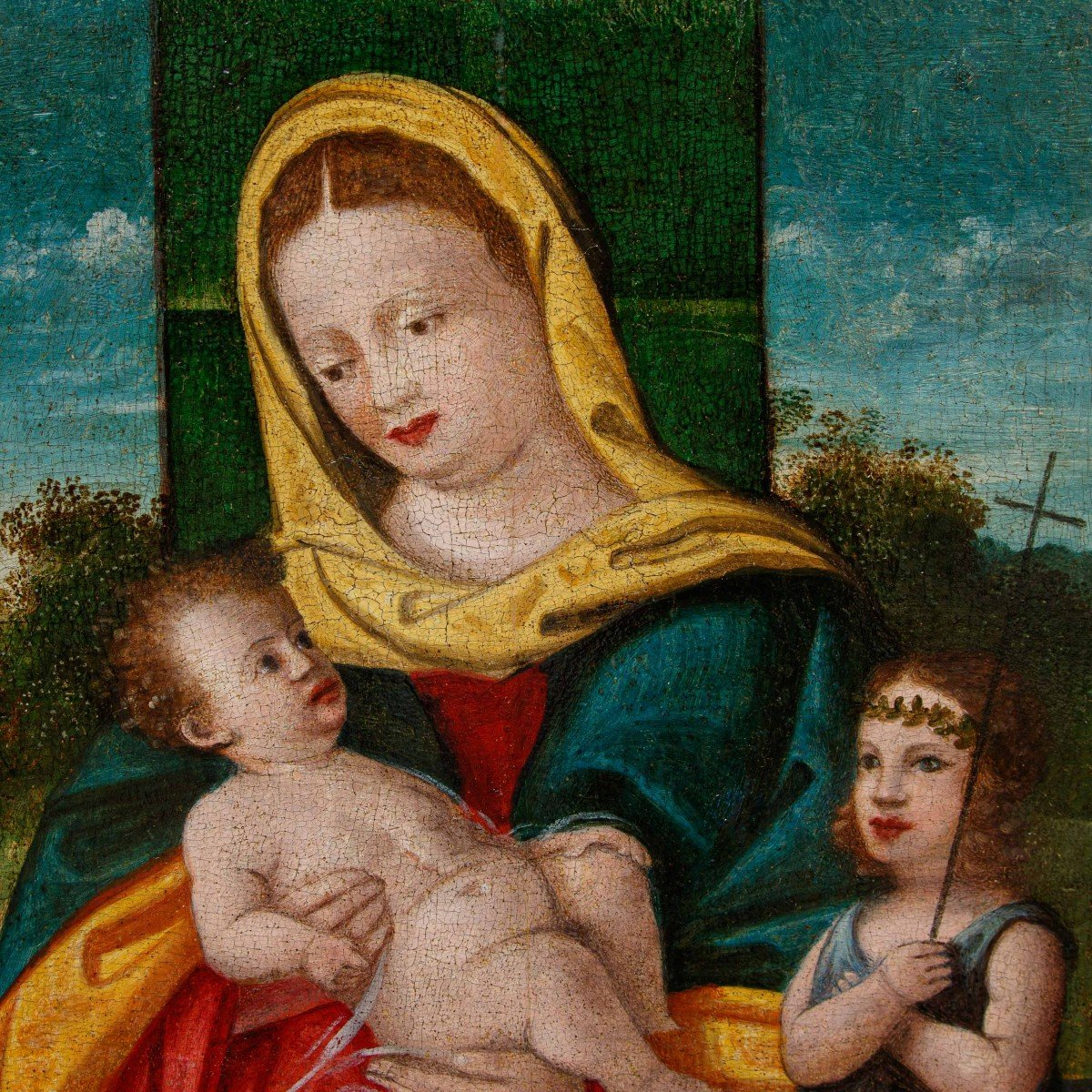 Madonna With Child And San Giovannino-photo-2