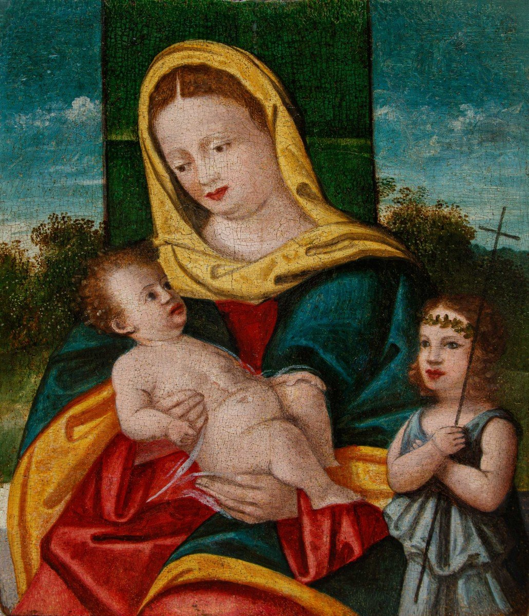 Madonna With Child And San Giovannino