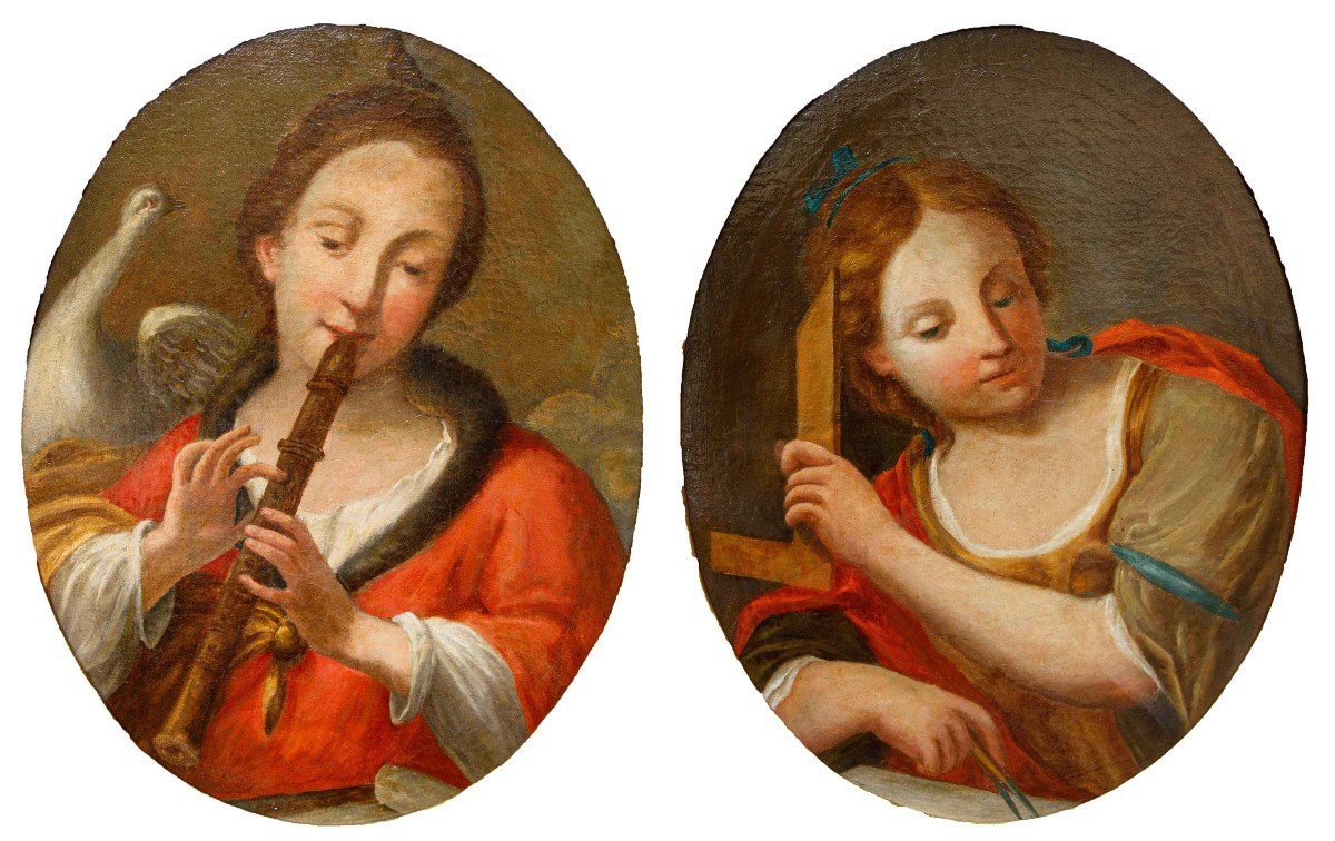 Allegory Of Geometry And Allegory Of Music