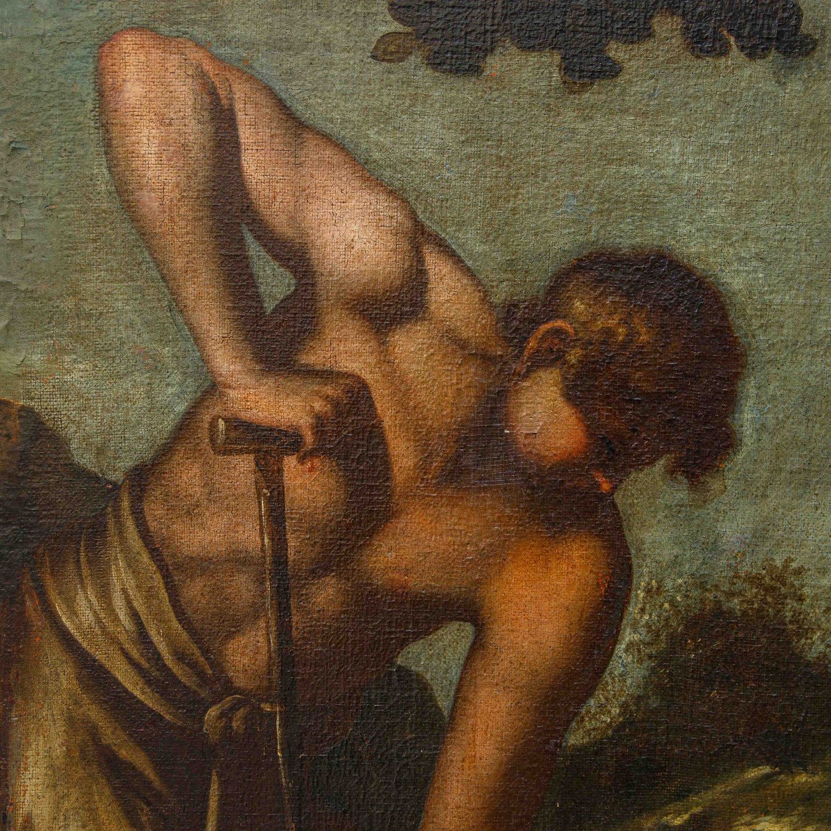 Emilian School Of The 17th Century, Adam And Eve With Cain And Abel-photo-3