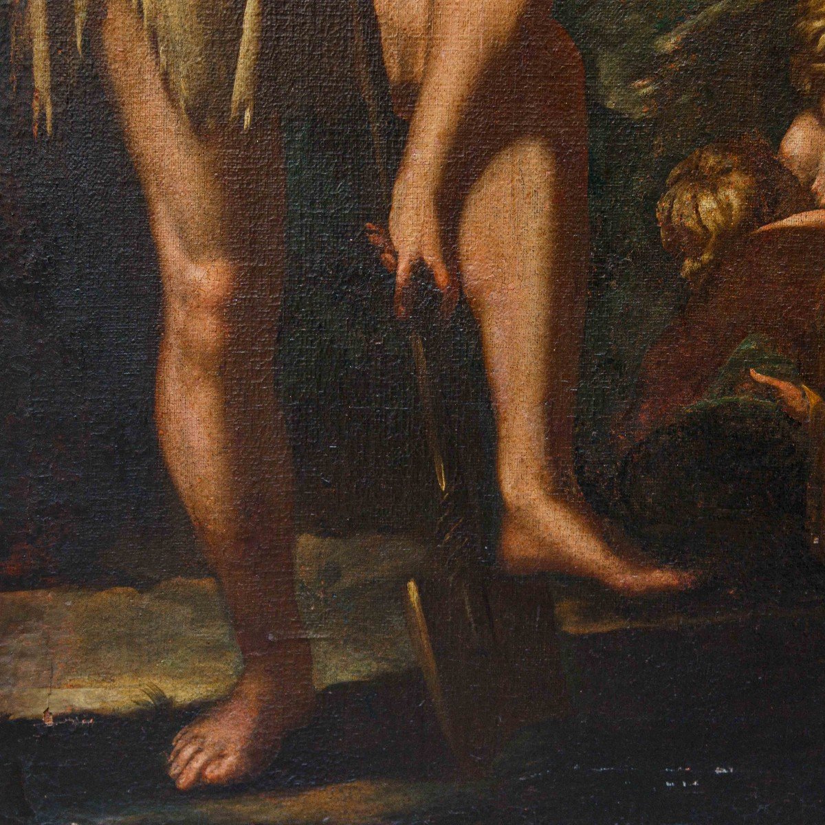 Emilian School Of The 17th Century, Adam And Eve With Cain And Abel-photo-2