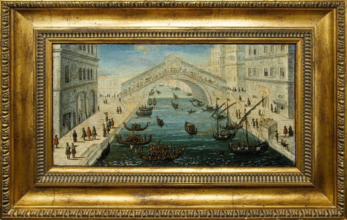 école Italienne De La Fin Du XVIIe Siècle Ou Du Début Du XVIIIe Siècle, Vue Du Grand Canal