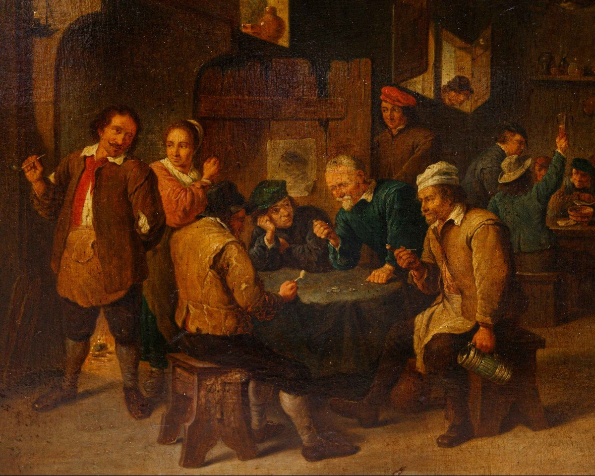 By David Teniers The Younger, Second Half Of The 17th Century, Room For Drinking-photo-2