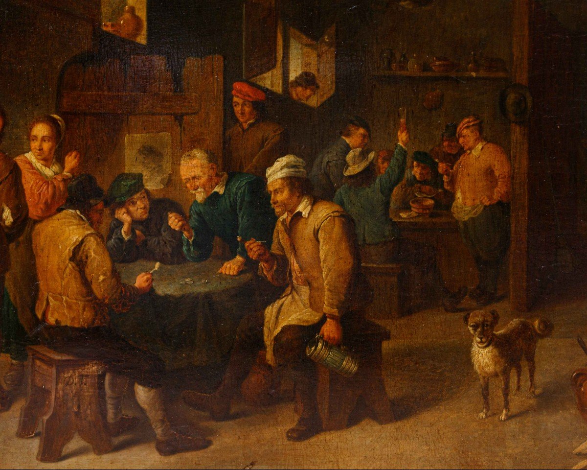 By David Teniers The Younger, Second Half Of The 17th Century, Room For Drinking-photo-3