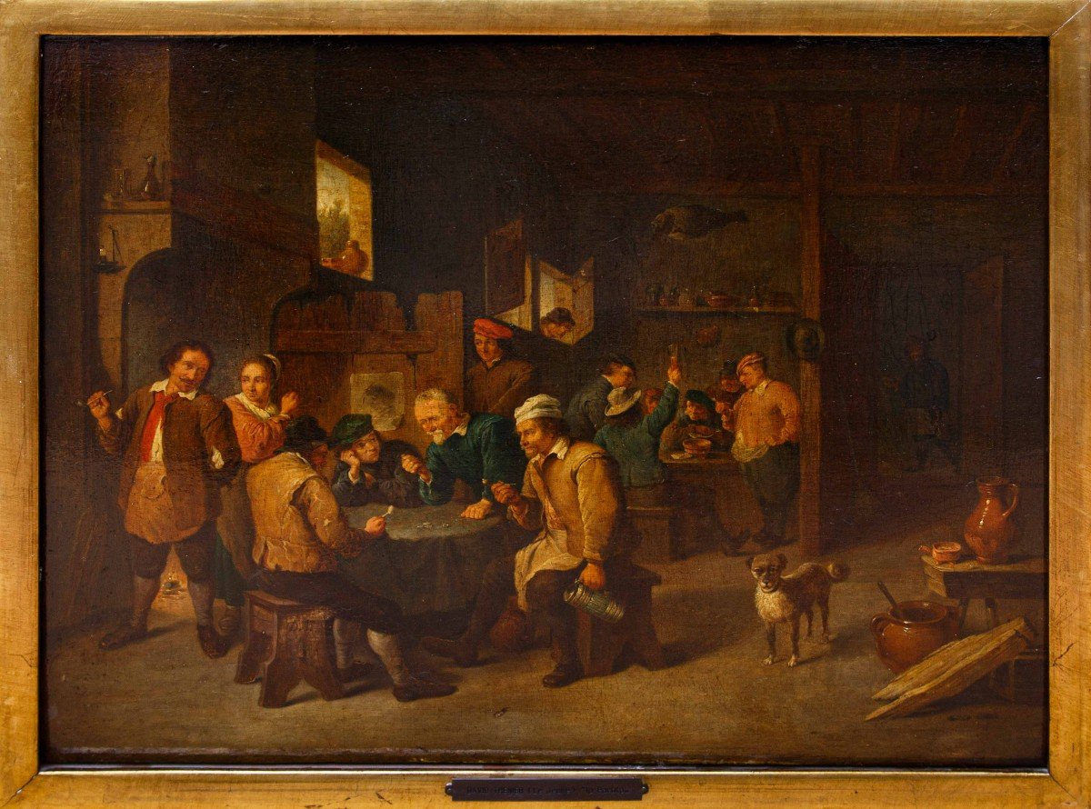 By David Teniers The Younger, Second Half Of The 17th Century, Room For Drinking