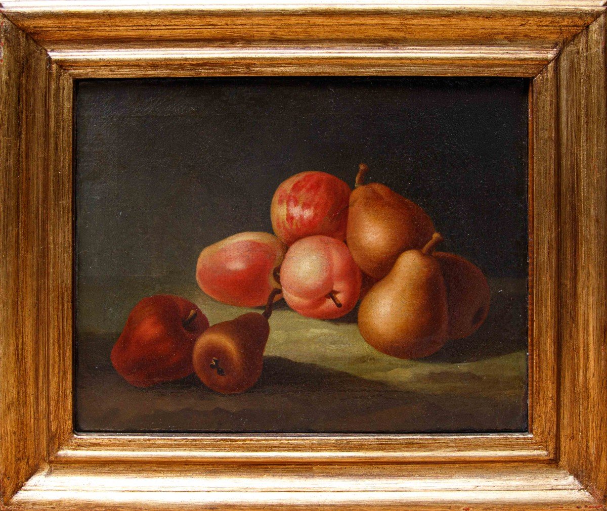 école Lombarde, XVIIe Siècle, Deux Compositions De Pommes Et De Poires-photo-2