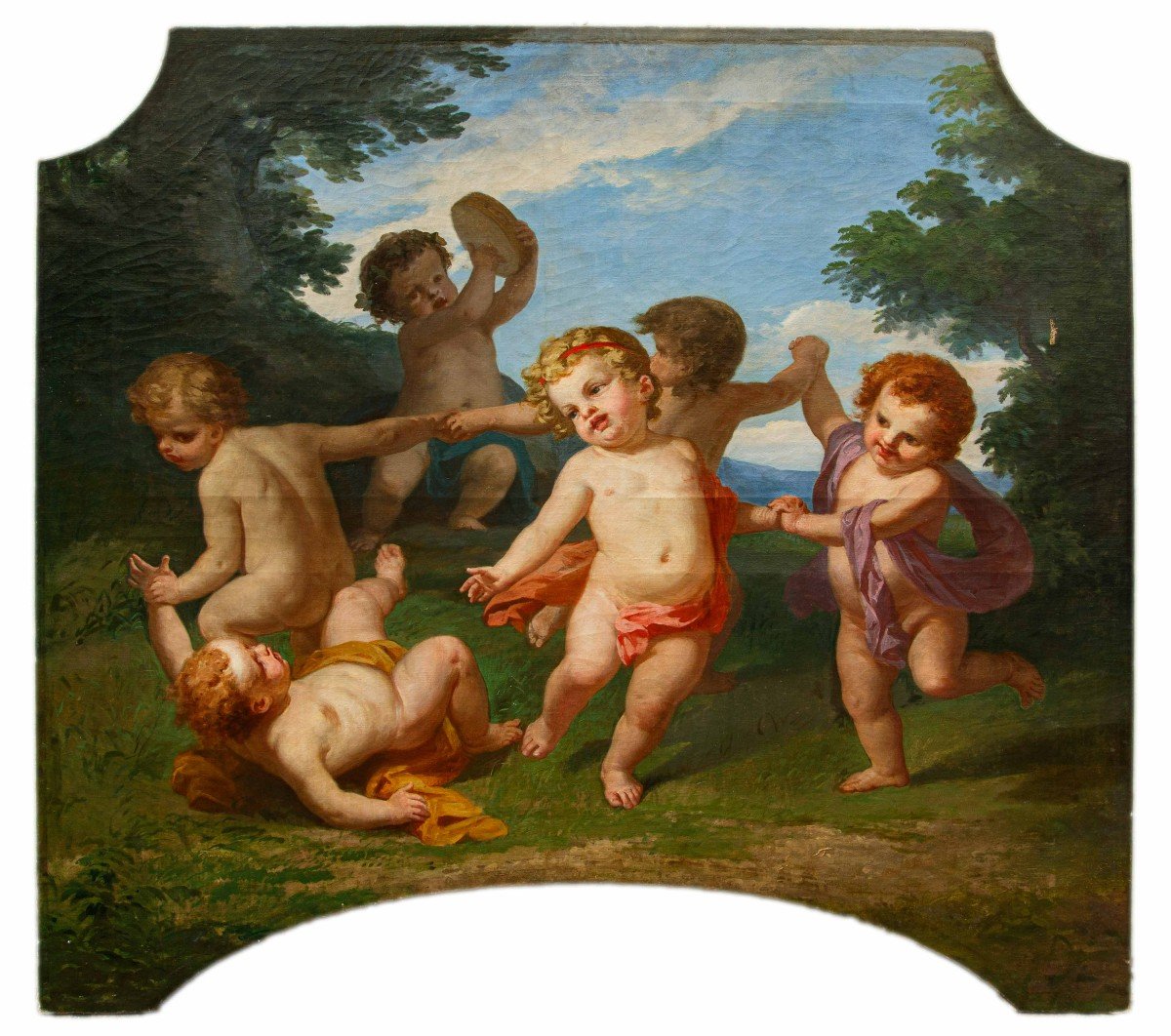 Angelo Monticelli (milan, 1778-1837), Attr., Les Petits Garçons Dansant