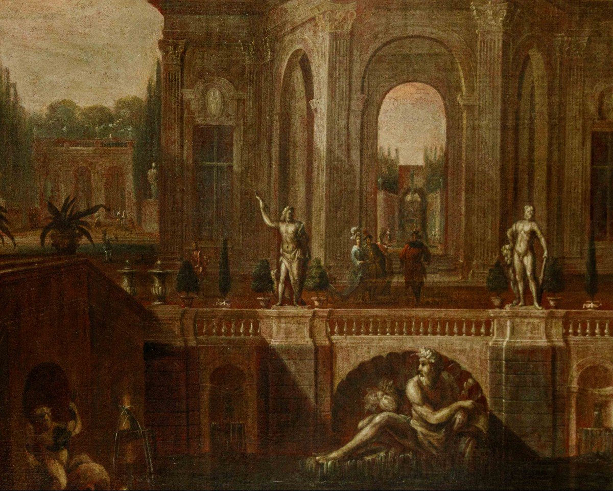 Bottega Di Francesco Battaglioli (modena, Circa 1710 - Venice, After 1796), Baroque Palace -photo-3