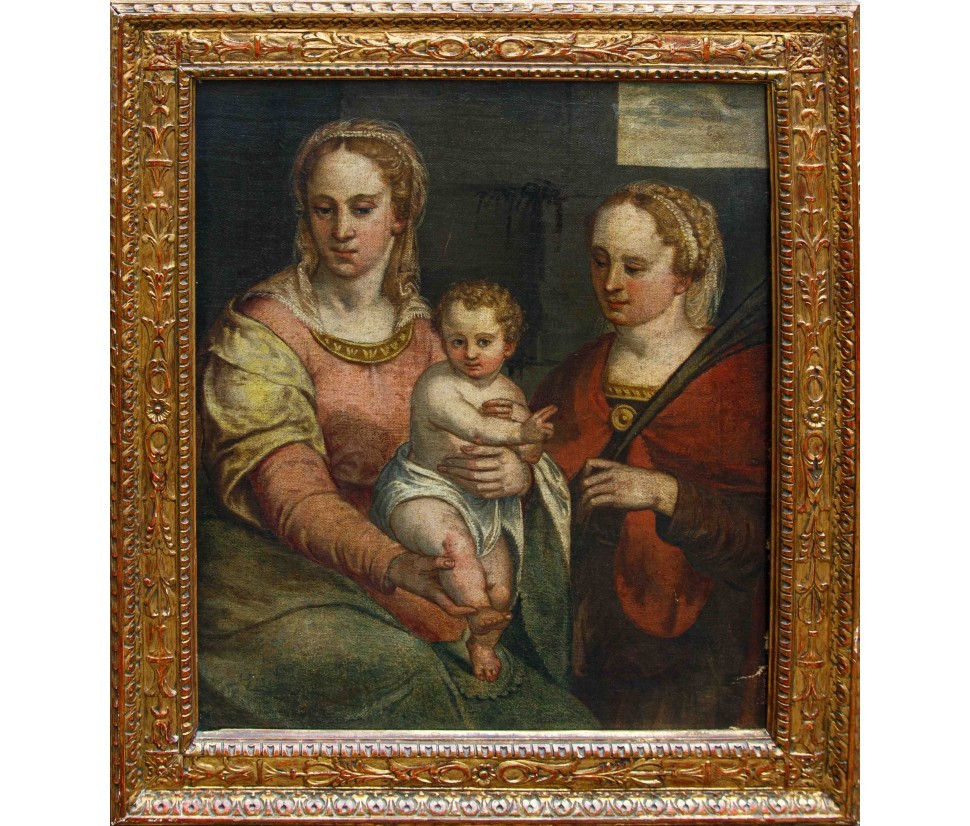 Bernardino India (vérone, 1528 - 1590) Attr. (1570 ça), Notre-dame Avec L’enfant 